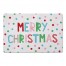 Merry Christmas Polka Dots 27x18 Floor Mat