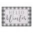 Hello Winter 27x18 Floor Mat