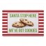 Santa, We've Got Cookies 27x18 Floor Mat
