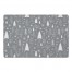 Winter Pattern - Gray 27x18 Floor Mat