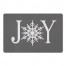 Joy Snowflake 27x18 Floor Mat