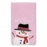 Let it Snow Pink Snowman 16x25 Towel