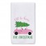 I'll Be Home for Christmas - Pink 16x25 Towel
