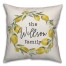 You Are My Sunshine Green Buffalo Check Pillow 18x18 Personalized Indoor / Outdoor Pillow