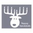 Deer Menorah 8x10 Tabletop Canvas