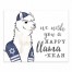 We Wish you a Happy Llama-kkah 8x10 Tabletop Canvas