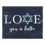 Love you a Latke 8x10 Tabletop Canvas