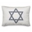 Plaid Star of David Pillow
