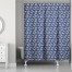 Brush Stroke Star of David 71x74 Shower Curtain