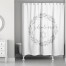 Shalom Wreath 71x74 Shower Curtain