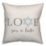 Love you a Latke Pillow