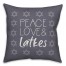 Peace Love Latkes Pillow
