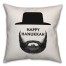 Happy Hanukkah Beard Pillow