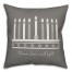 Peace Love Light Menorah Pillow