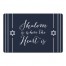 Shalom is where the Heart is 27x18 Floor Mat