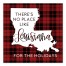 There's No Place Like Louisiana For the Holidays 16x16 Canvas Wall Art