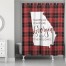 There's No Place Like Georgia For the Holidays 71x74 Shower Curtain