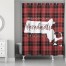 There's No Place Like Massachusetts For the Holidays 71x74 Shower Curtain