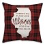 There's No Place Like Illinois For the Holidays Pillow