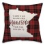 There's No Place Like Minnesota For the Holidays Pillow