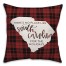 There's No Place Like South Carolina For the Holidays Pillow