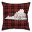 There's No Place Like Virginia For the Holidays Pillow