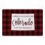 There's No Place Like Colorado For the Holidays 27x18 Floor Mat
