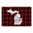 There's No Place Like Michigan For the Holidays 27x18 Floor Mat