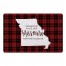 There's No Place Like Missouri For the Holidays 27x18 Floor Mat
