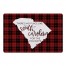 There's No Place Like South Carolina For the Holidays 27x18 Floor Mat