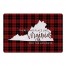 There's No Place Like Virginia For the Holidays 27x18 Floor Mat