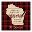 There's No Place Like Wisconsin For the Holidays 14x14 Personalized Pallet Wood Art