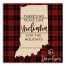 There's No Place Like Indiana For the Holidays 14x14 Personalized Pallet Wood Art