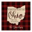 There's No Place Like Ohio For the Holidays 14x14 Personalized Pallet Wood Art