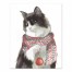 Christmas Kitty 8x10 Tabletop Canvas