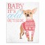 Chihuahua Christmas Sweater 8x10 Tabletop Canvas