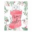 Christmas Cat Stocking 8x10 Tabletop Canvas