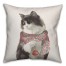 Christmas Kitty Pillow