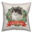 Christmas Cat Wreath Pillow