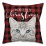 Meowy Christmas Cat Pillow