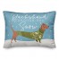 Dachshund Through the Snow Pillow