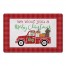 Puppy Christmas Truck 27x18 Floor Mat