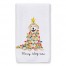 Golden Christmas Tree 16x25 Towel