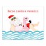 Santa Needs a Vacation 8x10 Tabletop Canvas