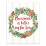 Christmas is Better by the Sea 8x10 Tabletop Canvas