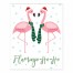 Flamingo - Ho - Ho 8x10 Tabletop Canvas