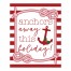 Anchors Away this Holiday 8x10 Tabletop Canvas