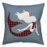 Buffalo Check Mermaid Pillow