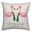 Flamingo - Ho - Ho Pillow