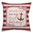 Anchors Away this Holiday Pillow